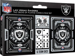 Game Day - NFL Las Vegas Raiders 2-Pack Playing Cards & Dice Pack - Officiall... - Bild 1 von 6