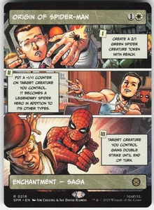 Origin of Spider-Man (Borderless) R Marvel's Spider-Man 218 LP-NM - Picture 1 of 2
