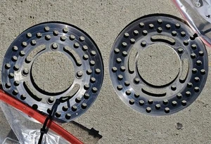Kawasaki KX65 KX 65 OEM Front & Rear Brake Rotors - Foto 1 di 2