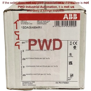 Operador de motor ABB KT5M8 NUEVO EN CAJA, T4-T5 MOE 24 V DC, 1SDA054894R1, NO CHINA - Imagen 1 de 6
