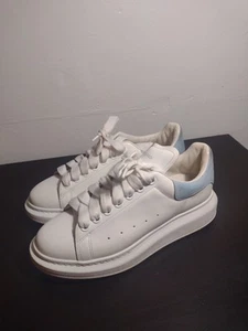 Size 8 - Alexander McQueen Oversized Sneaker 2020 White Dream Blue W - Picture 1 of 8