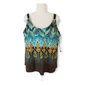 Traje de baño Christina Top Maillots Paisley - Talla 2X - Imagen 1 de 6