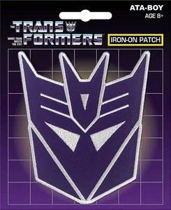 Transformers Deceptacon Iron On Embroidered Patch Ata-boy 10830 - Picture 1 of 1