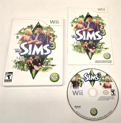 The Sims 3 (Nintendo Wii, 2010) Complete Game CIB - Tested - Image 1 of 2