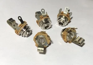 5 piezas Switchcraft 12A - 1/4" Mono Jacks - para guitarra o amplificador EE. UU. - Imagen 1 de 7