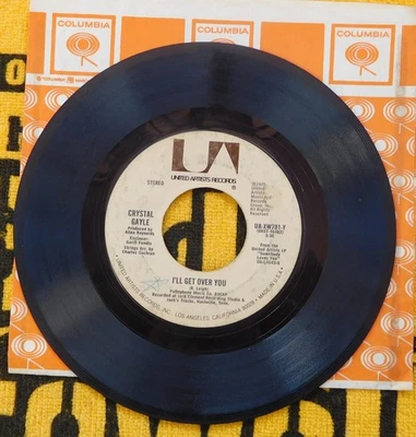 Crystal Gayle 45 об/мин Record-I'll Get Over You - Изображение 1 из 2