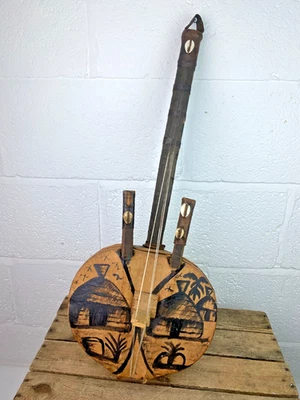 Vintage 8 String African Kora Instrument - Image 1 of 4