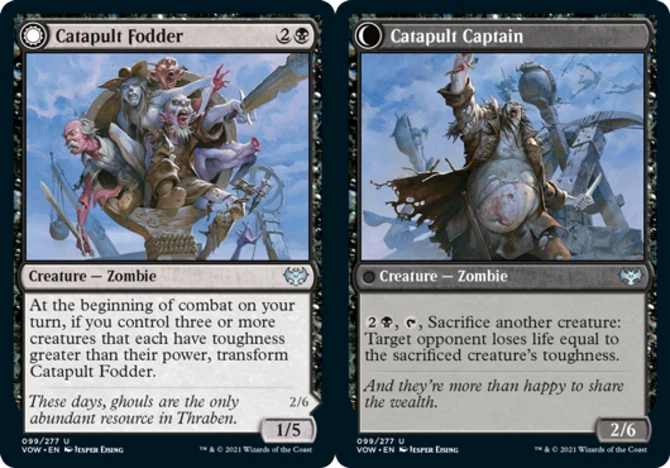 x1 Catapult Fodder // Catapult Captain - Innistrad: Crimson Vow - NM - MTG - Image 1 of 1