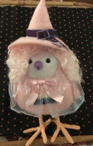2025 Target Hyde and Eek! Featherly Friends Glitzy Witch Bird 6" Halloween - Picture 1 of 4