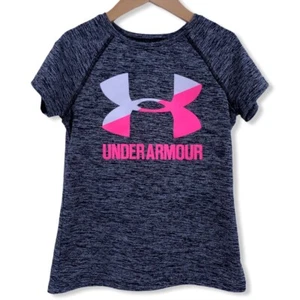 Under Armour Grey Logo Front Loose Heat Gear XS - Picture 1 of 3
