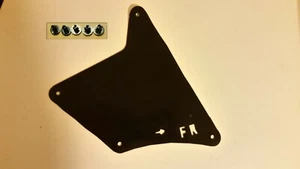 Sello de salpicaduras delantero derecho con clips FJ Cruiser 2007-2014 delantal escudo sello F - Imagen 1 de 3