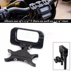 Supermoto Adjustable Gauge Relocation Mount for Harley Softail FXBB FXBR 107 114 - Foto 1 di 9