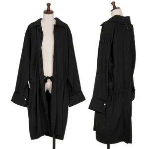 Yohji Yamamoto FEMME Back Slit Buttonless Coat Size 2(K-116985) - Picture 1 of 12