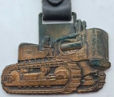 Vintage ALLIS-CHALMERS Highway Equipment Co. Bronze Advertising Fob with Strap