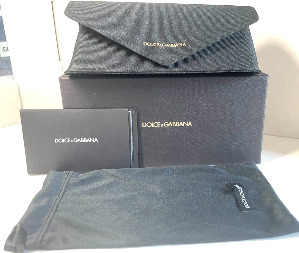 DOLCE GABBANA AUTÉNTICAS GAFAS DE SOL GAFAS CAJA ESTUCHE BOLSA DOCUMENTOS Foto 1 de 2