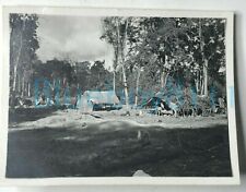 ww2 1941 15th Punjab Regiment Camp Punjab Park  manipur India Rebuilt Huts 