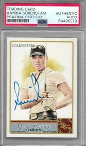 Annika Sorenstam Auto Signed 2011 Topps Allen & Ginter LPGA Golf Card - PSA/DNA - Picture 1 of 1