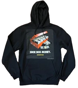 Streetwise Shoe Box Money Men’s Black Hoodie Hooded Sweatshirt - Picture 1 of 4