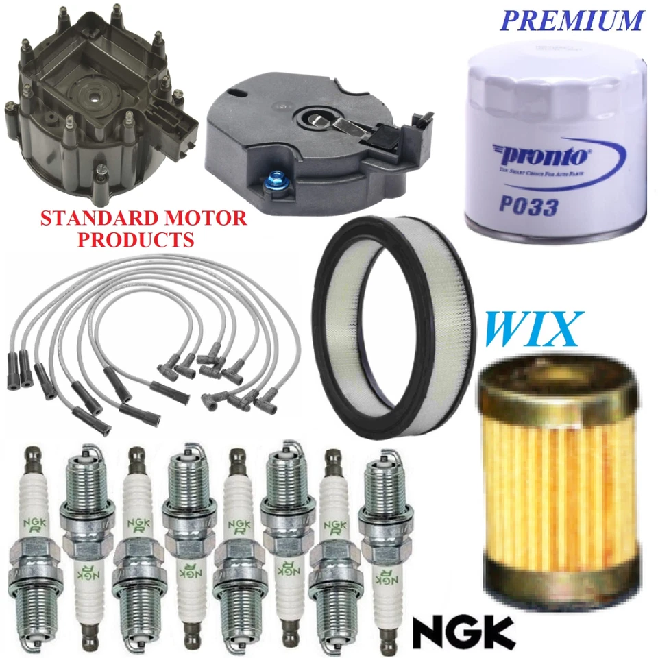 Kit de afinación filtros tapones de cable para PONTIAC GRAND LEMANS V8 5,7 L 6,6 L 2 BBL 76 Foto 1 de 1