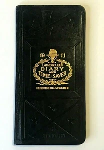 ANTIQUE LAIRD & LEES DIARY AND TIME SAVER, Cash Record, LEATHER, 1911 - Bild 1 von 12