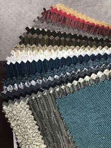 STOFFMUSTERBUCH blau braun grün rot Erdtöne 39 Teile Basteln Quilt - Bild 1 von 9