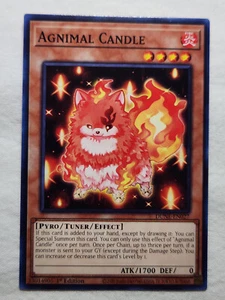 Yugioh! Agnimal Candle DUNE-EN027 Common 1st Edition - Mint Condition - Picture 1 of 2