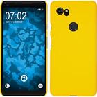 Hardcase for Google Pixel 2 XL rubberized yellow Cover Cover