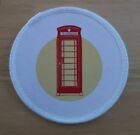 3" Telephone Box Phone Booth London England souvenir Iron or Sew On Patch Badge