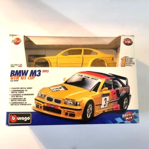 BMW M3 GTR GT Cup MADE IN ITALY BURAGO 1:24 METAL KIT Complete Open Box - Picture 1 of 15