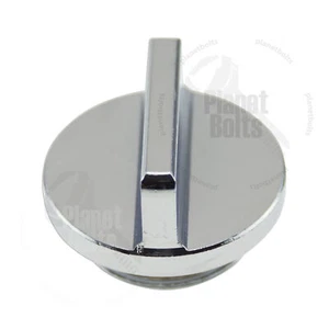 Chrome CNC Dexter Engine Oil Cap For Kawasaki Ninja ZX Top CNC Aluminum Filler - Picture 1 of 3
