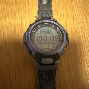 Casio Pro-trek PRG-50 Men's Watch Tough Solar Digital Used - Picture 1 of 8