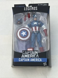 Marvel Legends CAPTAIN AMERICA Cap-Wolf Head BAF Red Skull NIB - Picture 1 of 2