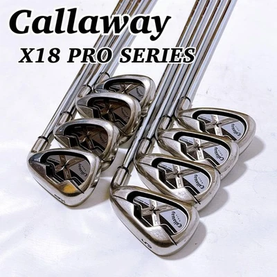 Callaway X-18 PRO SERIES Iron 8pcs 5-Pw,Aw,Sw Regular Flex NS PRO 950GH RH - Изображение 1 из 4