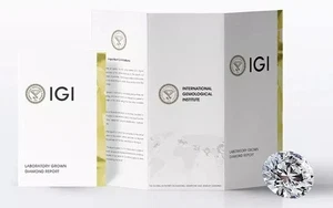 Diamond Cvd IGI Certified Loose Round Lab-grown Carat 1.01 E Color VS1 Clarity - Picture 1 of 11