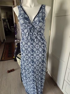 Vestido Fatface Maxi Jersey Talla 14 (10-12) Reino Unido Diseñador Excelente Estado - Imagen 1 de 9