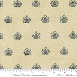Linen Bee Hives 44" fabric by Moda, 7053 12, Bloom and Grow, cotton - Picture 1 of 1