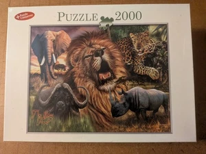 Die Big Five - Wildlife Puzzle - 2000 Teile Puzzle - Neu - Bild 1 von 3