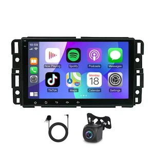 8" Android 14 Car Stereo forChevrolet/GMC Vehicles CarPlay 4+64GB AHD Camera GPS - Picture 1 of 3
