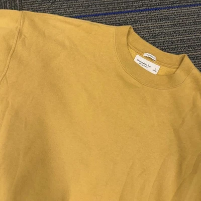 Abercrombie & Fitch Mujer Gran Tamaño Suave A&F Polar Sudadera Grande Amarilla Foto 1 de 4