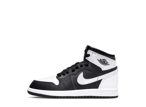 Nike PS Air Jordan 1 Retro High OG nere bianche mai usate