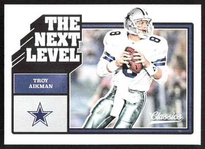 2158J 2017 Panini Classics #NL-TA Troy Aikman The Next Level Foto 1 de 2