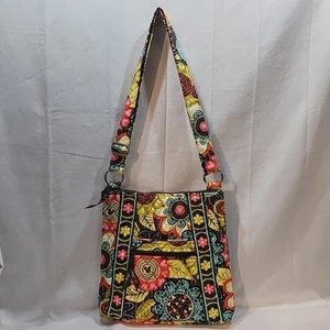 Vera Bradley Disney Parks Perfect Petals Hipster Crossbody Purse Bag Mickey - Picture 1 of 8