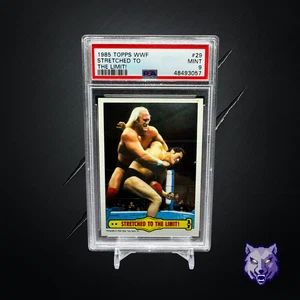 1985 Topps WWF #29 Hulk Hogan PSA 9 MINT • Stretched to the Limit • Vintage WWF - Picture 1 of 5