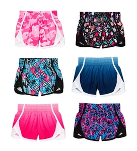 Athletic Works Girls Print & Solid Active Running Shorts NEW - Picture 1 of 15