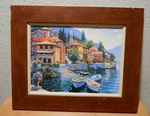 Stampa incorniciata Howard Behrens sbarco sul lago di Como 2003 bersaglio - Foto 1 di 12