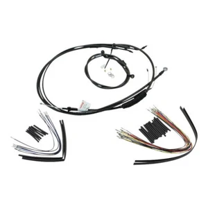 Burly Extended Cable Brake Line Kit 12" Ape Hangers Harley Sportster XL 2007-12 - Picture 1 of 4