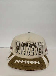 Cappello Vintage Ohio State Buckeyes SnapBack Stampa Puff Football Bill NCAA - Foto 1 di 17