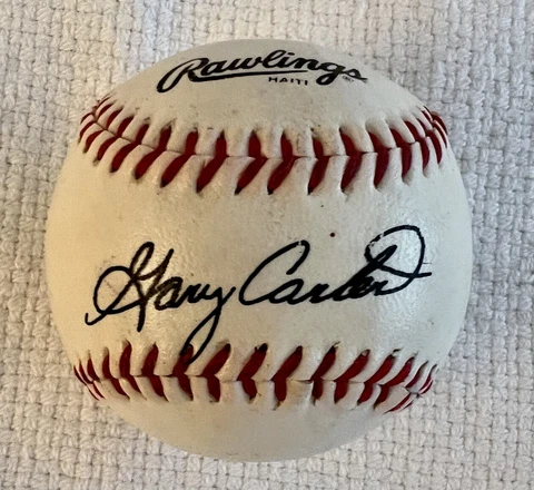 GARY CARTER PRINT SIGNED BASEBALL NY METS AUTOGRAPH RAWLINGS NOT MINT Cover