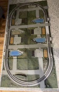 Vintage 1964 AC Gilbert Company American Flyer 8 Panel Model Train Layout -AS IS - Picture 1 of 3