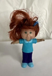 2008 Burger King Kids Meal Toys Cabbage Patch Kids Red Hair Blue Stripe - Picture 1 of 14